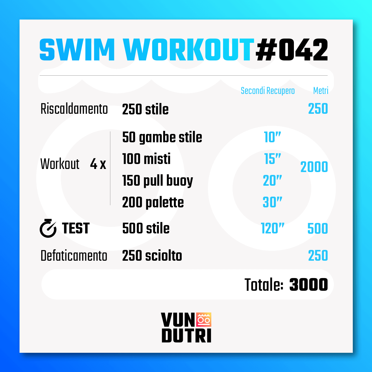 Swim workout 042