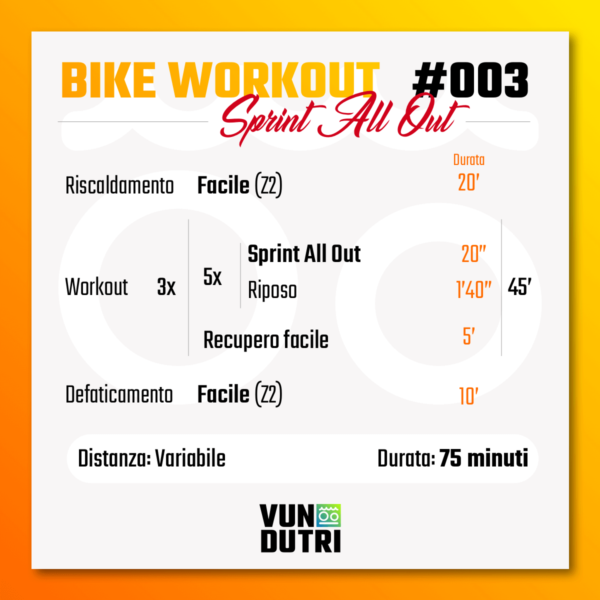 Bike Workout 003 - Sprint All Out